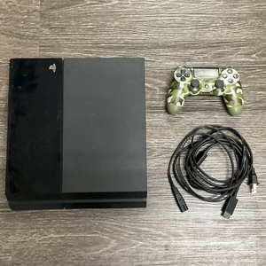 SONY PS4 WITH CONTROLLER AND CORDS