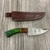 CUSTOM DAMASCUS HUNTING KNIFE WITH SHEATH