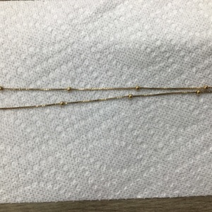 Female Yellow Yellow Gold Box Chain Sz:15 