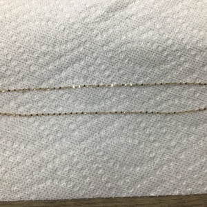 Gold 18kt 0.8gr Chain Sz:15"