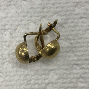 Yellow Gold Dangle Earrings 2.2g/18kt 