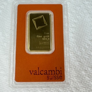 VALCAMBI SUISSE ONE OUNCE GOLD BAR