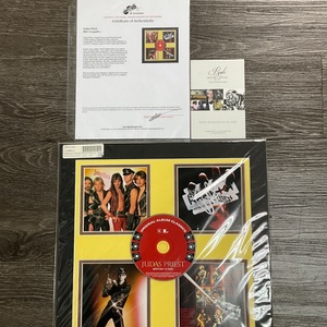 JUDAS PRIEST SIGNED CD ALBUMN W/COA