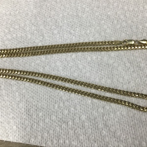 Yellow Silver Cuban Necklace 26.6g/0.925% 