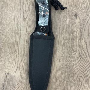 CAMO FIXED BLADE KNIFE