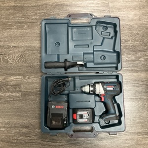 BOSCH DRILL W/ 4.0 AH BATTERY, CHARGER & CASE