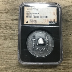 2021 ROMAN EMPIRE BRUTUS NGC MS70