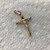 Yellow Gold Cross Pendant 1g/18kt 