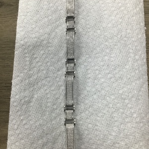 CZ Silver Bracelet 28.7g/0.925%