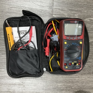 MATCO MDTECHPLUS DIGITAL MULTIMETER WITH LEADS AND CASE