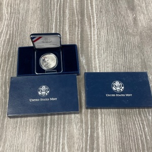 2002 P Winter Olympics Salt Lake City Proof Commem 90% Silver Dollar OGP US Coin