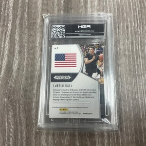 PANINI LAMELO BALL RED WHITE BLUE BASKETBALL CARD
