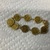 Yellow Gold Coin Bracelet Sz:8 