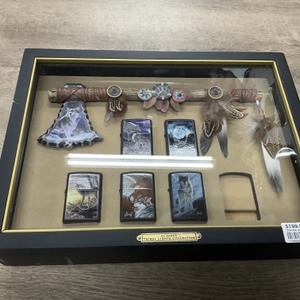 ZIPPO AL AGNEW TRIBAL LIGHTS COLLECTION LIGHTERS BRADFORD EXCHANGE