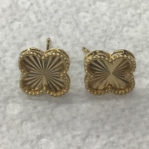 Yellow Gold Studs Earrings 1.9g/14kt 