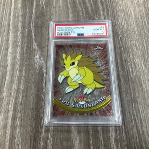 2000 TOPPS CHROME SANDSLASH POKEMON T.V. PSA 10