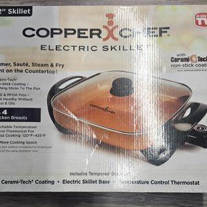 COPPER CHEF 12" ELECTRIC SKILLET