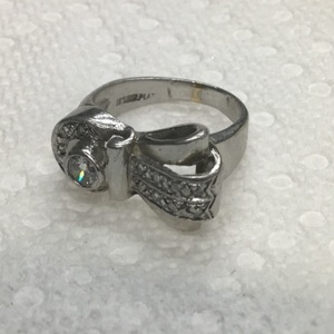 Vintage Platinum Fashion Ring 11g