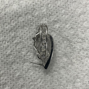 White Gold Dangle Earrings 5.2g/14kt 