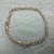 Gold 14kt Two tone 8.75" 6.2GR Figaro Bracelet 