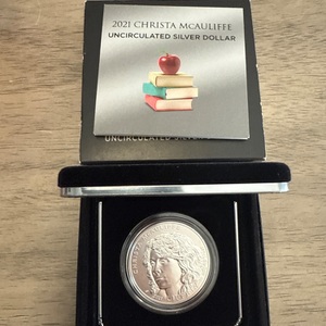 2021 CHRISTINA MCAULIFFE SILVER DOLLAR