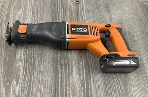 RIDGID R844 18V CORDLESS RECIPROCATING SAW WITH BATTERY