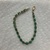 Yellow Gold Emerald Bracelet Sz:7.5 