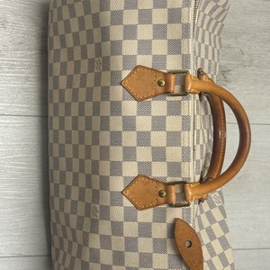 LOUIS VUITTON  AZUR SPEEDY 35 HANDBAG