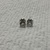 14K White Gold Lab Grown Diamond Stud Earrings 0.8Gr .66CTW 