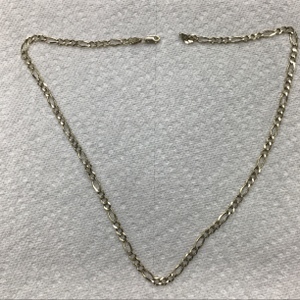Yellow Gold Figaro Chain Sz:22 