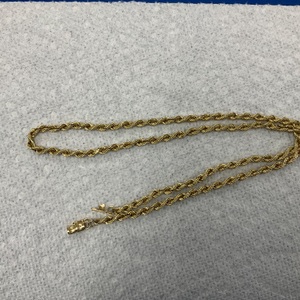 14K YG 6.3Gr Rope Chain 22" 