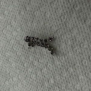 White Gold Diamond Journey Earrings 1.8g/14kt 