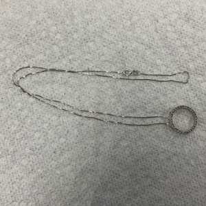 White Gold Diamond Chain Necklace 2g/14kt 