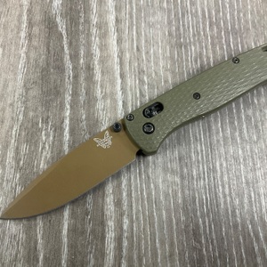 BENCHMADE BUGOUT DARK OLIVE FOLIDNG KNIFE 