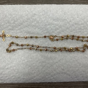 Tricolour Gold Chain Necklace 11.7g/10kt 