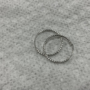 White Gold Hoops Earrings 0.9g/14kt 