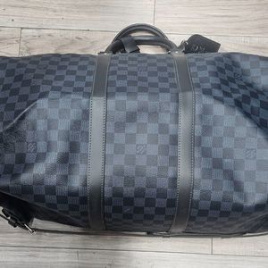 Louis Vuitton KEEPALL 55 COBALT