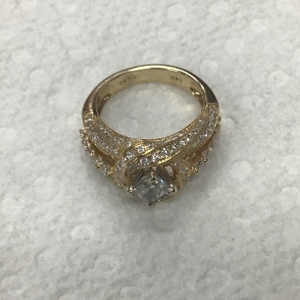 Yellow Gold Lab Grown Diamond Band Ring 5g/14kt 