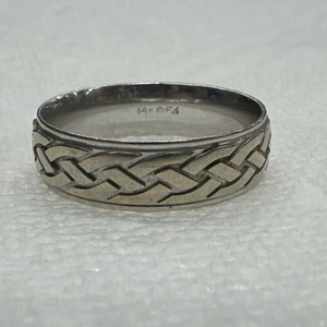 White Gold Band Ring 8.5g/14kt 