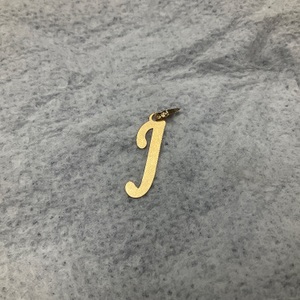 10K YG J 0.5gr Pendant