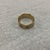 14K Yellow Gold Diamond Band Ring 14.0gr Size 12.5 