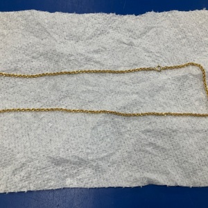 Unisex Yellow Gold Rope Chain 2g/14kt 
