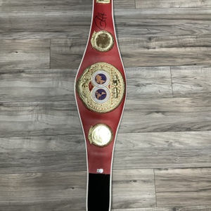 BOXING BELT SIGNED BY ROY JONES JR