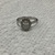 14K White Gold Diamond Halo Ring 2.9Gr Size 6