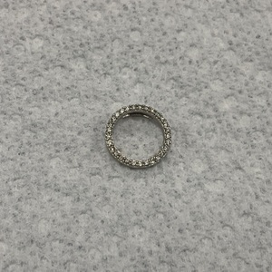 14K WG Diamond Circle Pendant 1.2Gr