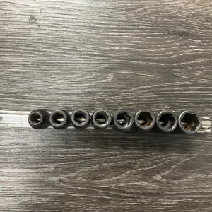  SNAP ON 1/2" METRIC SOCKETS 10MM-18MM (MISSING 17MM)