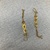 21K Yellow Gold Dangle Earrings 4.0gr 