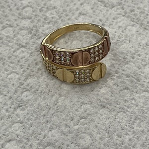 Yellow Gold CZ Ring 3.5g/14kt 