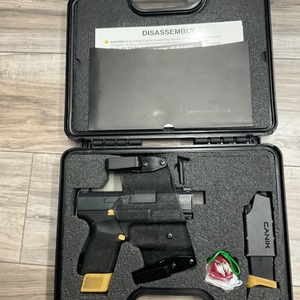 CANIK METE MC9 9MM W/CASE, EXTRA MAG AND HOLSTER 
