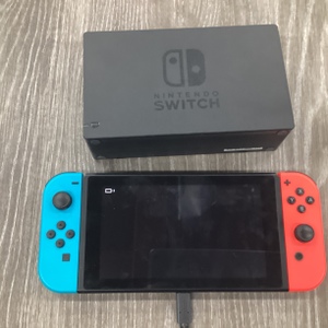 NINTENDO SWITCH WITH DOCK AND CHARGER  HAC-001